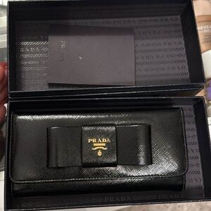 Prada Black Leather wallet